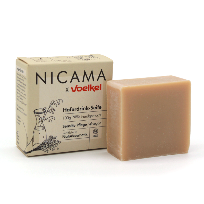NICAMA NICAMA x Voelkel - Haferdrink-Seife Vanille 100g - Produktbild