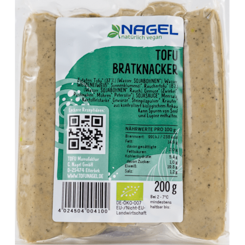 NAGEL Tofu Brat Knacker (5 Stk) 200g - Produktbild