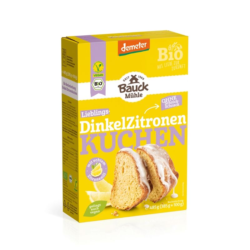 Bauck Mühle Dinkel Zitronenkuchen Demeter - Produktbild