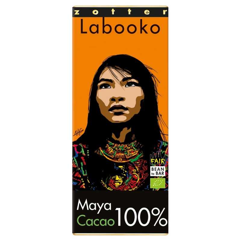 Zotter Schokolade Labooko - 100% Maya Cacao - Produktbild