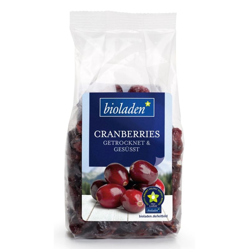 bioladen Cranberries getrocknet & gesüßt - Produktbild