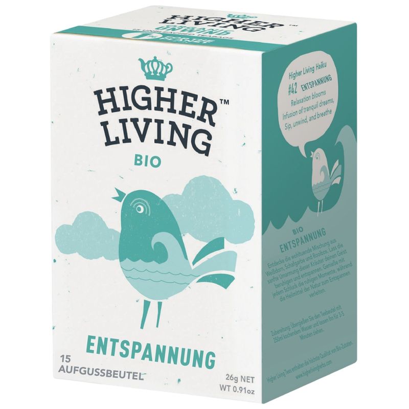 Higher Living Kräutertee Entspannung - Produktbild