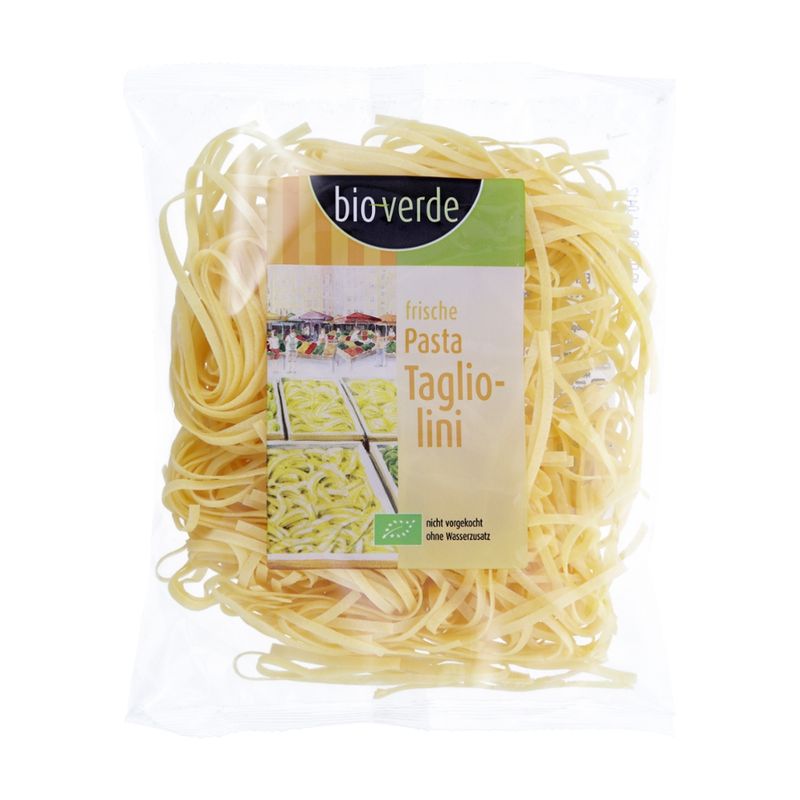 bio-verde Frische Tagliolini extra dünne Bandnudeln 250 g - Produktbild