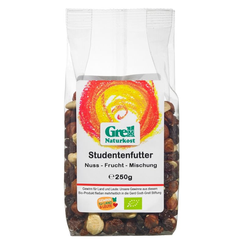 Grell Naturkost Studentenfutter Nuss-Frucht-Mischung - Produktbild