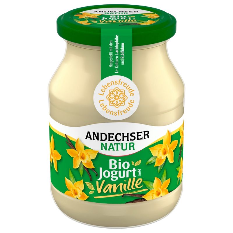 Andechser Natur Bio Jogurt Vanille 3,8% - Produktbild