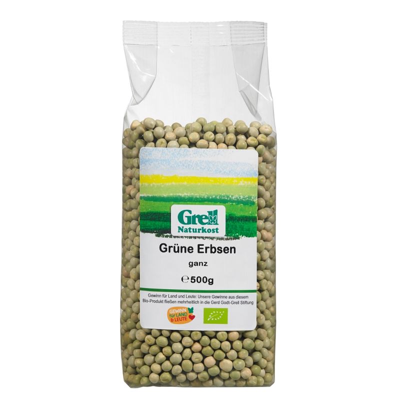 Grell Naturkost Erbsen grün - Produktbild
