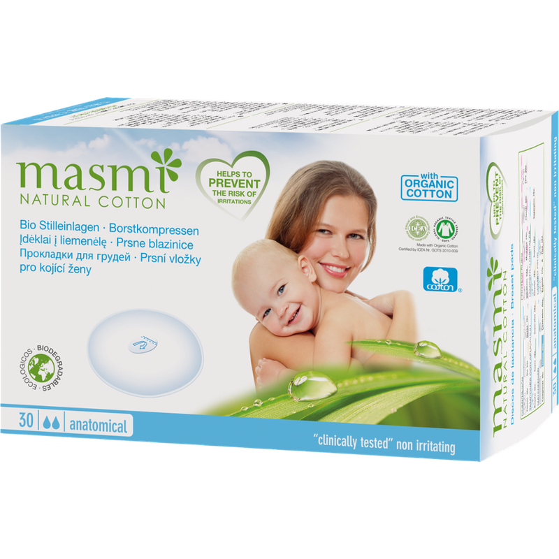 MASMI ORGANIC CARE Bio Stilleinlagen mit 100% GOTS Bio Baumwolle MASMI - Produktbild