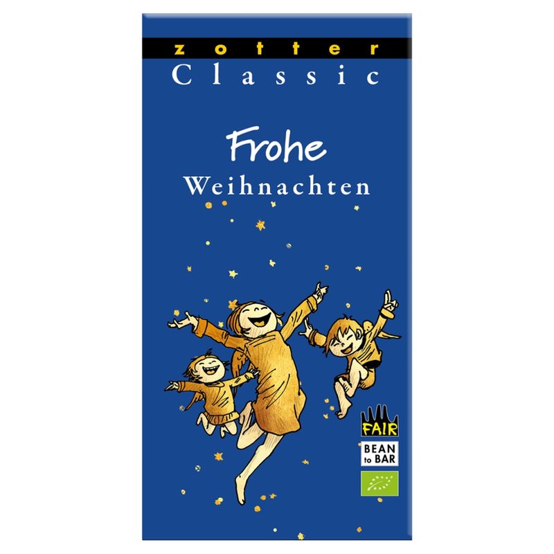 Zotter Schokolade Classic Frohe Weihnachten - Produktbild