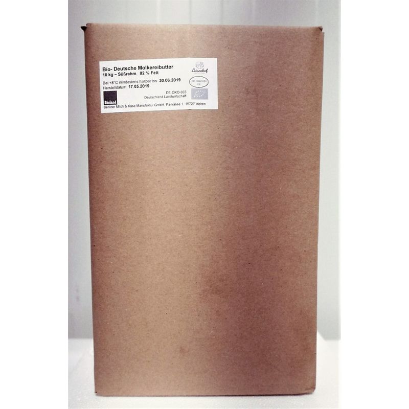 Luisenhof Milchmanufaktur Bio-Süßrahmbutter Block 10kg - Luisenhof Milchmanufaktur - Produktbild
