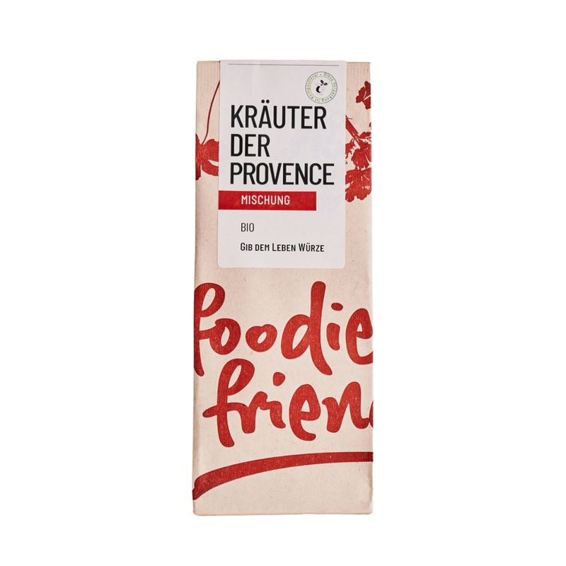 foodie & friends BIO Kräuter der Provence in einer kompostierbaren Tüte - Produktbild