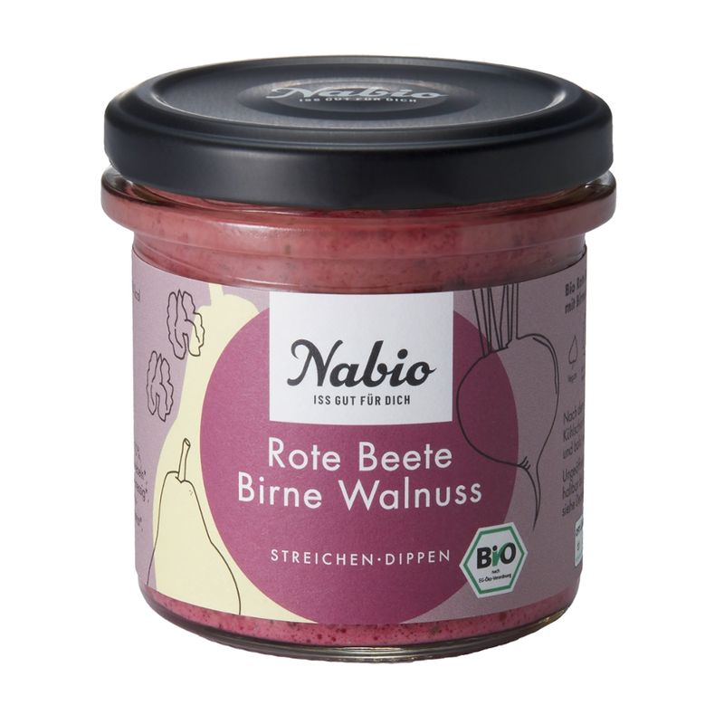 Nabio Nabio Mediterraner Aufstrich Rote Beete Birne Walnuss - Produktbild