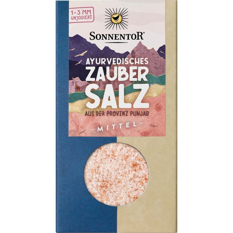 Sonnentor Ayurvedisches Zaubersalz® mittel, für Salzmühlen, Packung - Produktbild