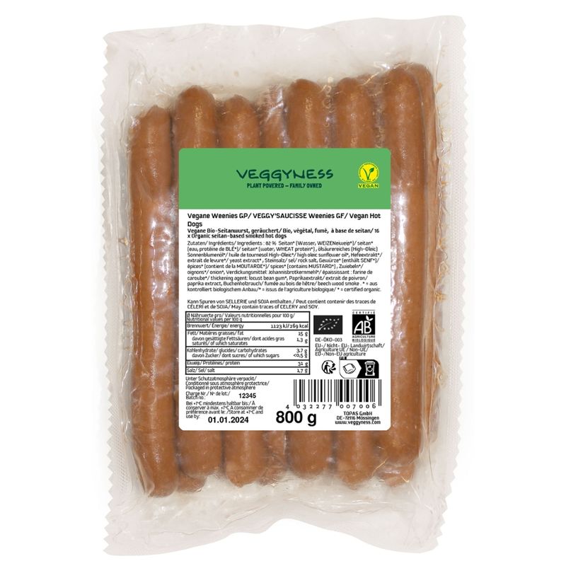 Veggyness Veggyness Vegane Weenies Großpack - Produktbild