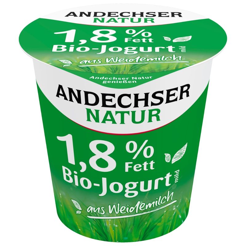 Andechser Natur Bio-Jogurt mild 1,8% - Produktbild