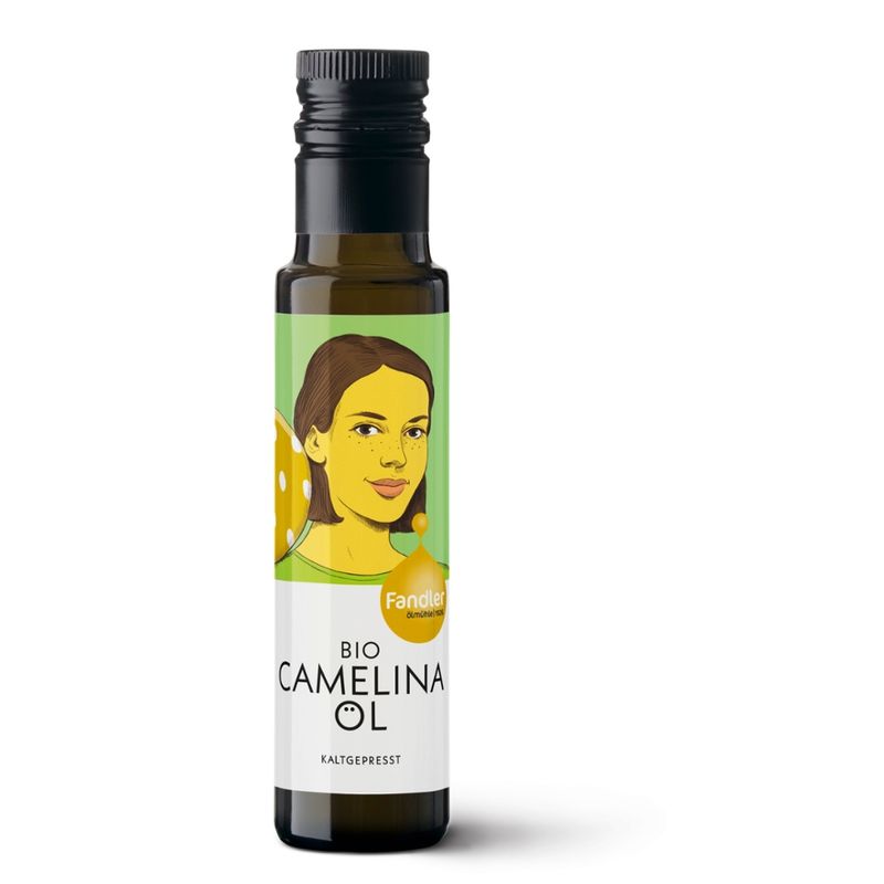 Ölmühle Fandler Fandler Bio-Camelina (Leindotteröl) kaltgepresst, 100 ml - Produktbild