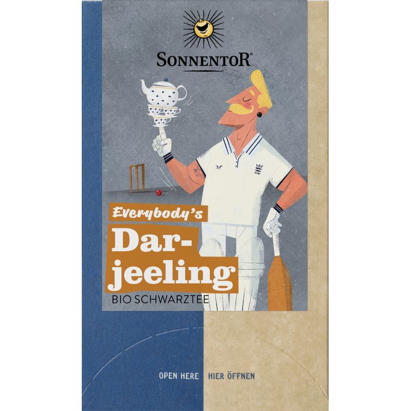 Sonnentor Everybody's Darjeeling Tee, Doppelkammerbeutel - Produktbild