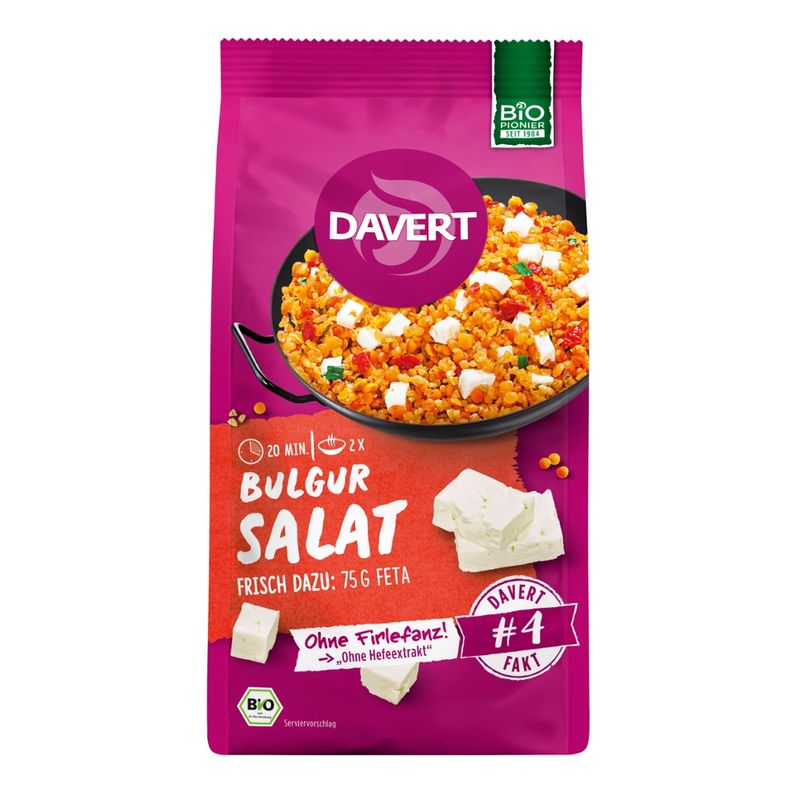 Davert Bulgur Salat 170g - Produktbild