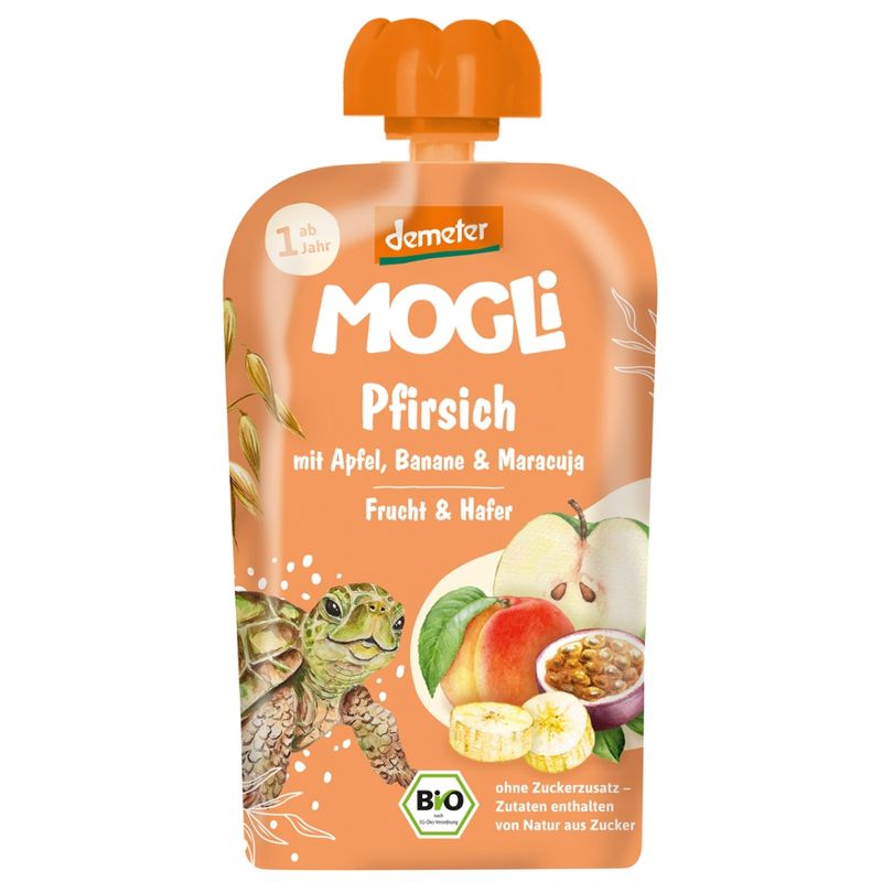 Mogli Bio-Quetschie Pfirsich Maracuja - Produktbild