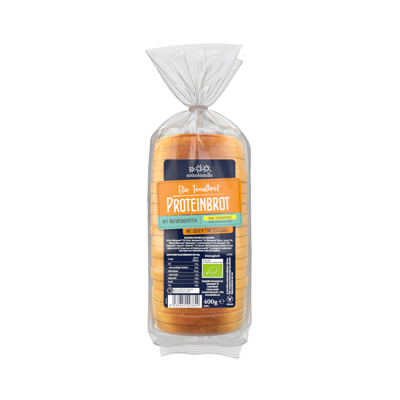 Sottolestelle Bio Toastbrot reich an Körnern und Proteinen - Produktbild