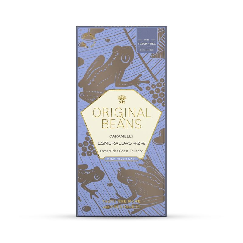 Original Beans Original Beans Esmeraldas 42% Bio Milchschokolade Tafeln - Produktbild