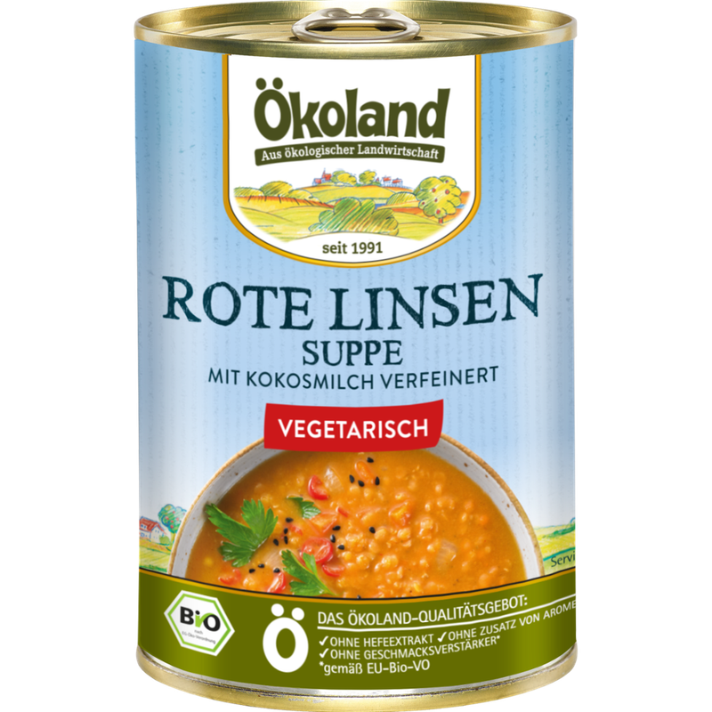 ÖKOLAND Rote Linsensuppe - Produktbild