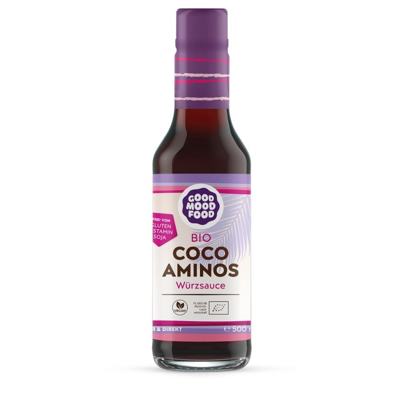 goodmoodfood Coco Aminos Würzsauce 500ml - vegan, gluten-, soja-, histaminfrei - Produktbild