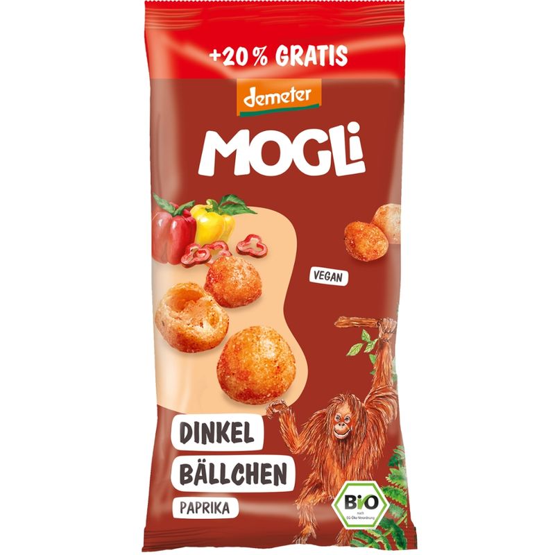 Mogli Dinkel Bällchen Paprika +20% - Produktbild