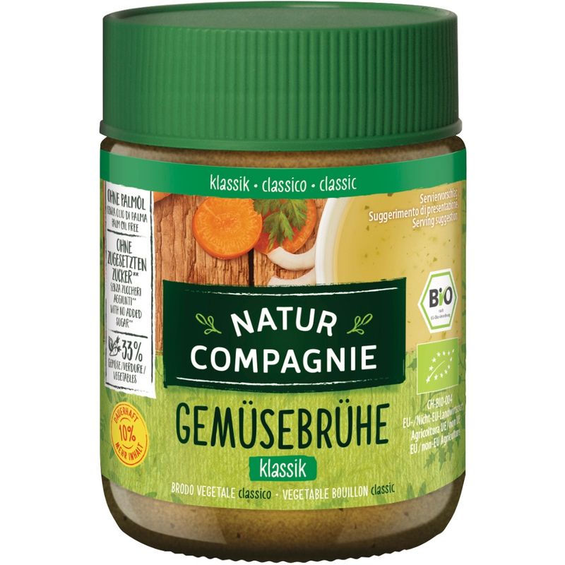 Natur Compagnie Gemüsebrühe mit 33% Gemüse - Produktbild