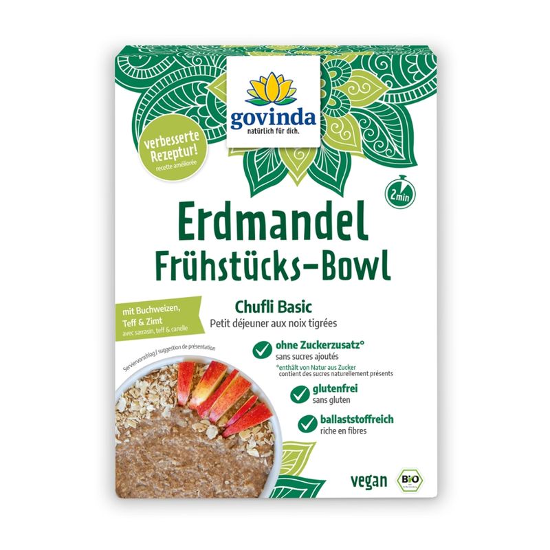 Govinda Erdmandel-Frühstücks-Bowl - Chufli Basic - Produktbild