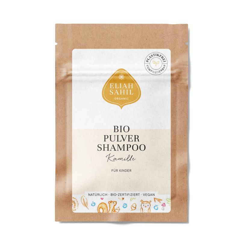 Eliah Sahil Bio Shampoo Kinder Kamille Travel Size 10g - Produktbild