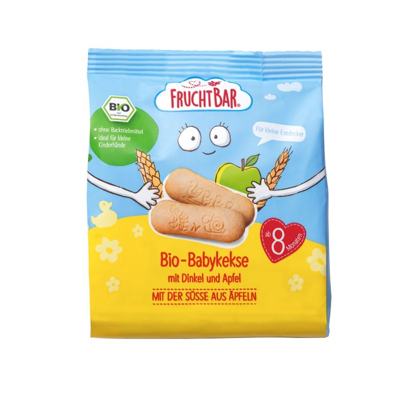 FruchtBar  FruchtBar - Bio-Babykekse Dinkel, Apfel - Produktbild