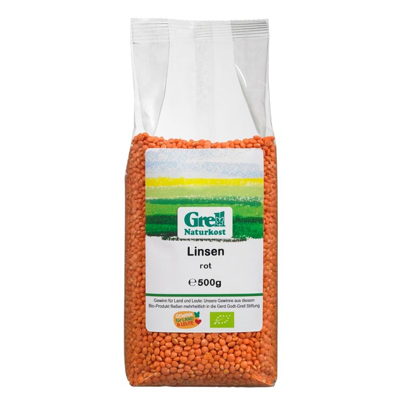 Grell Naturkost Linsen rot - Produktbild