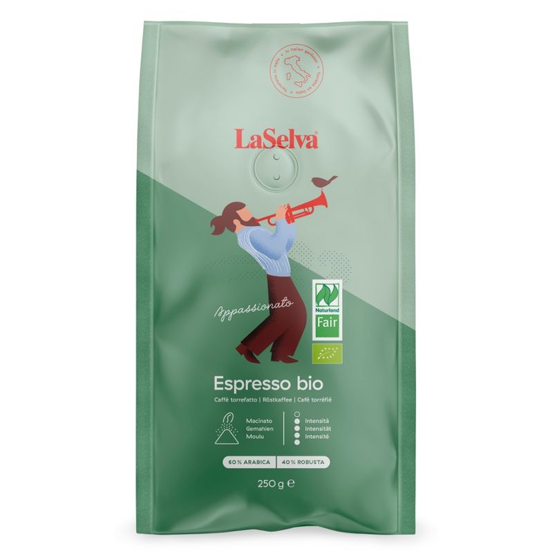 LaSelva Espresso "Appassionato" - Röstkaffee gemahlen - Produktbild