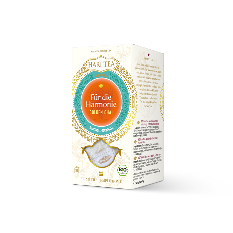 Hari Tea Hari Tea Golden Chai - Für die Harmonie - Produktbild