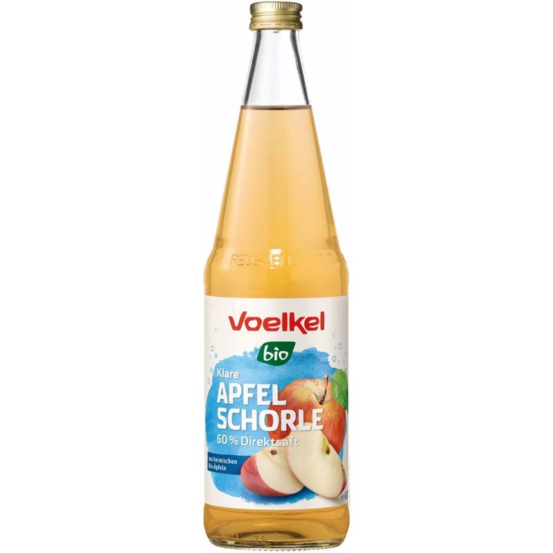 Voelkel Klare Apfel-Schorle mit 60% Direktsaft 0,7l Mehrweg - Produktbild