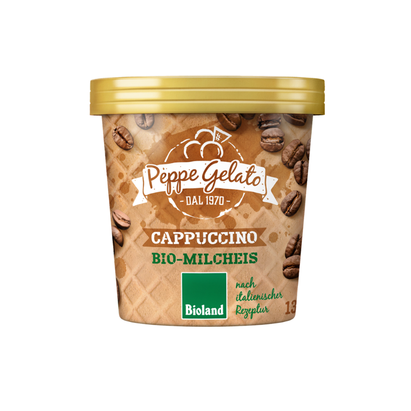 Peppe Gelato  Peppe Gelato Cappuccino Bio-Milcheis - Produktbild