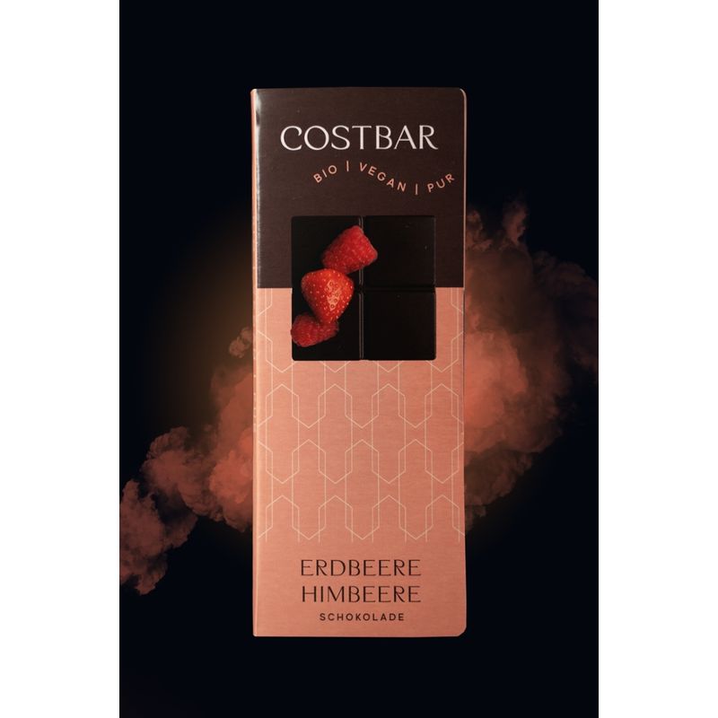 Costbar  Costbar Schokolade Erdbeere Himbeere - Produktbild