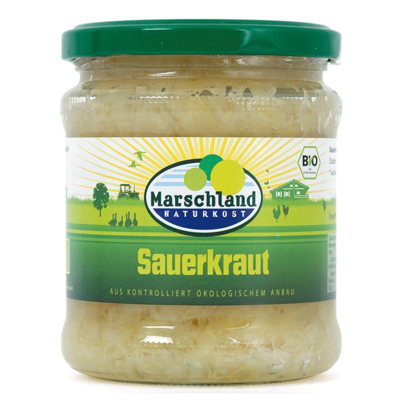 Marschland  Bioland Bio-Sauerkraut 370 ml Gl. MARSCHLAND - Produktbild