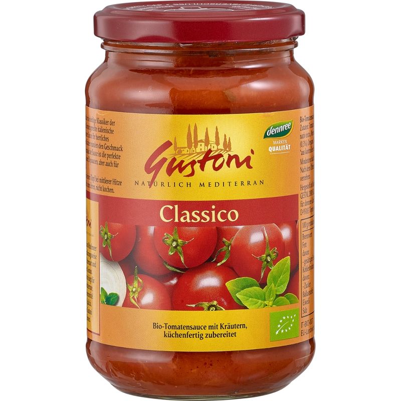 Gustoni Tomatensauce mit Kräutern, küchenfertig zubereitet - Produktbild