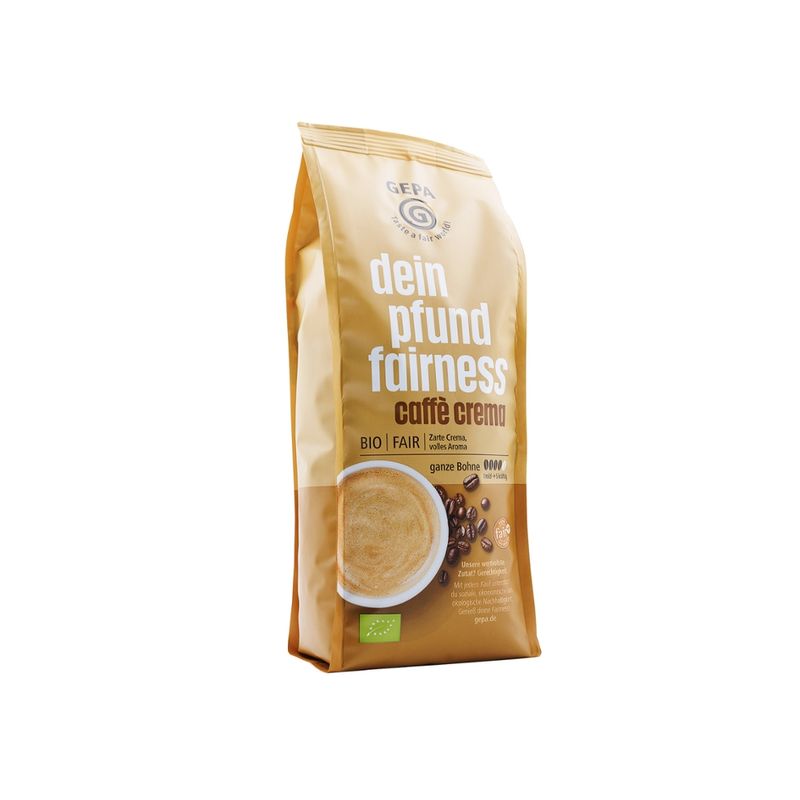 GEPA - The Fair Trade Company Bio dein pfund fairness caffè crema - Produktbild