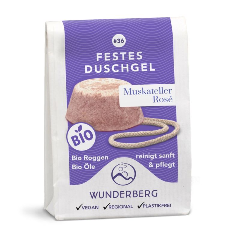 Wunderberg Festes Duschgel #36 Muskateller - Rosé - Produktbild