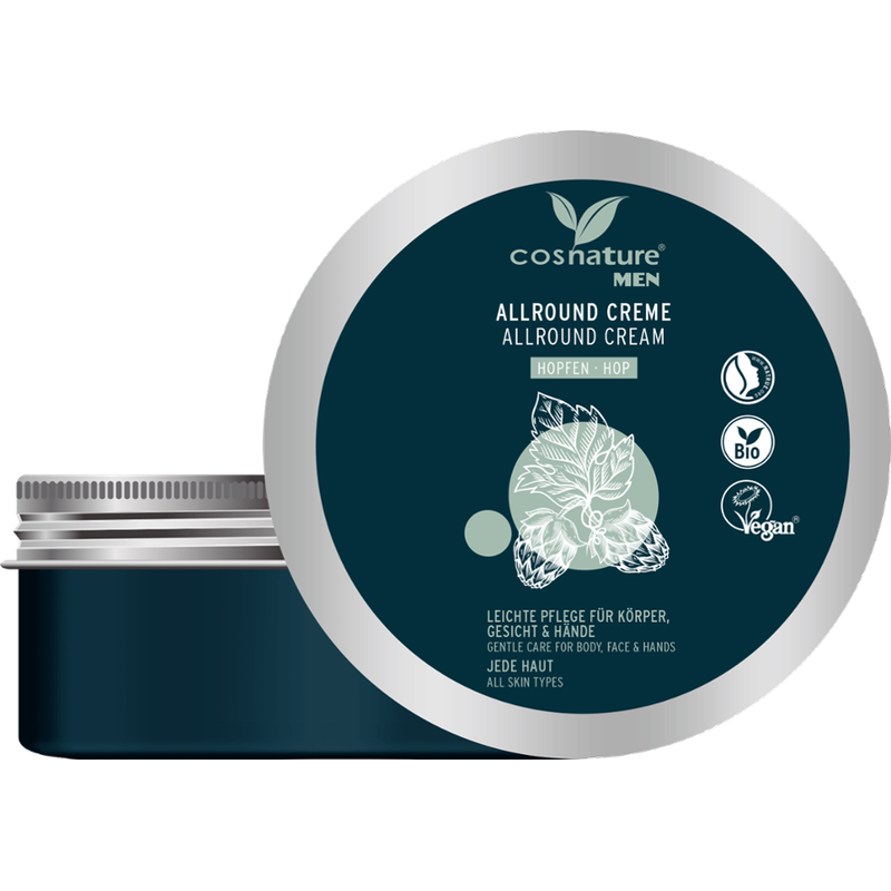 Cosnature  cosnature®MEN ALLROUND CREME HOPFEN 150ml - Produktbild