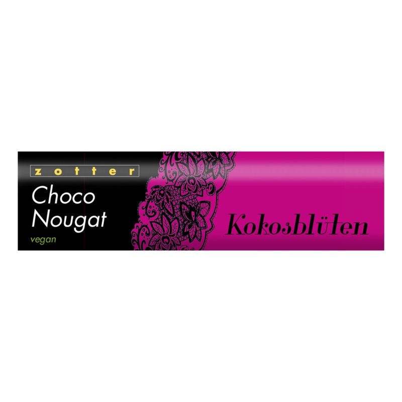 Zotter Schokolade Choco Nougat Kokosblüten - Produktbild