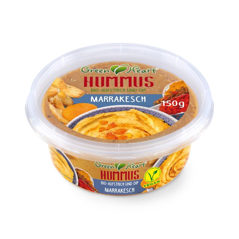 Green Heart Bio Hummus Marrakesch, vegan - Produktbild