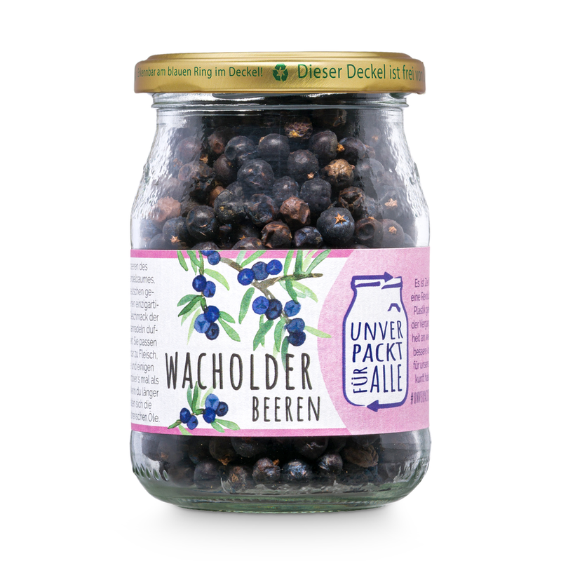 Unverpackt für alle Wacholderbeeren, ganz, EG Bio, MMP-kl, 90g - Produktbild
