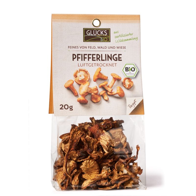 Glücks GLÜCKs Pfifferlinge 20g bio* - Produktbild