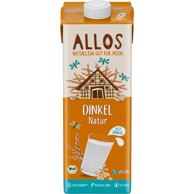 Allos Dinkel Natur Drink - Produktbild