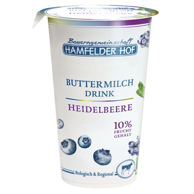 Hamfelder Hof Hamfelder Hof Buttermilchdrink Heidelbeere - Produktbild