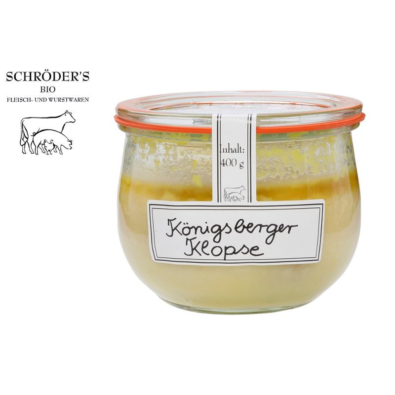 Schröder's Bio Fleisch- und Wurstwaren Königsberger Klopse - Produktbild