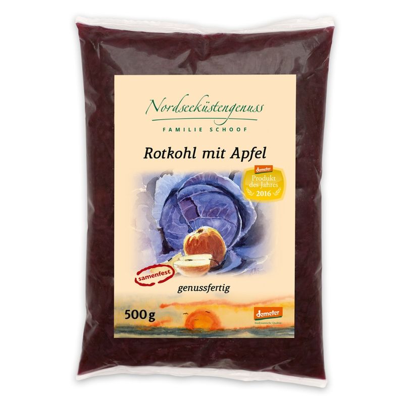 Nordseeküstengenuss Rotkohl mit Apfel - Produktbild